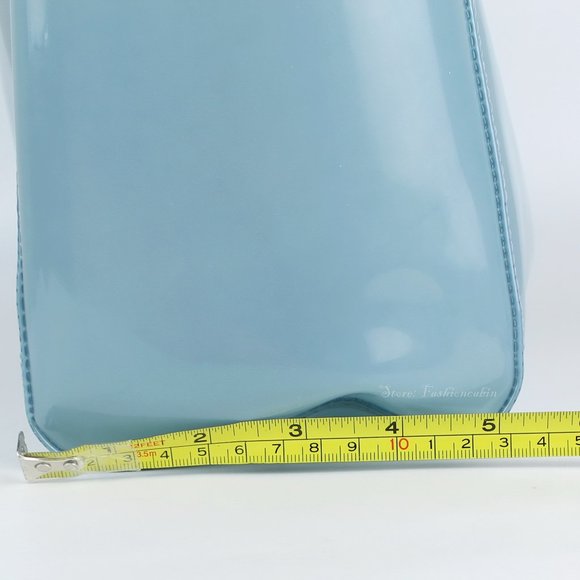 NWT Stella McCartney Blue Clear Logo PVC Tote - Picture 15 of 15